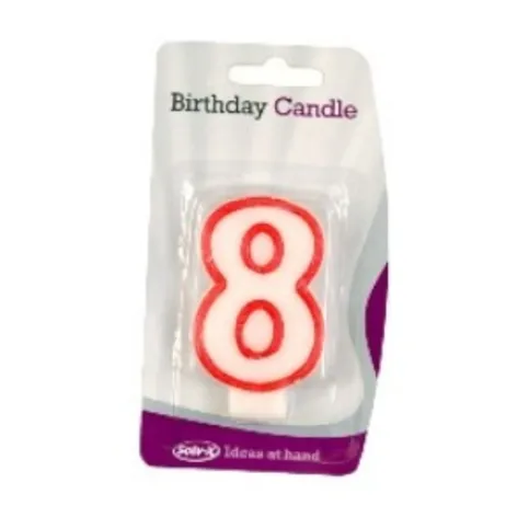 Solv-X Birthday Candle Number 8