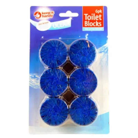 Ocean Fragranced Toilet Blocks 6 x 50g