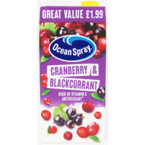 Ocean Spray Cranberry & Blackcurrant 1L