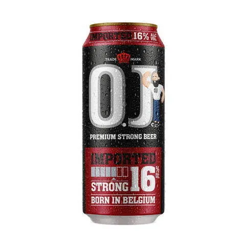 OJ Premium Strong Beer 8.5% 500ml