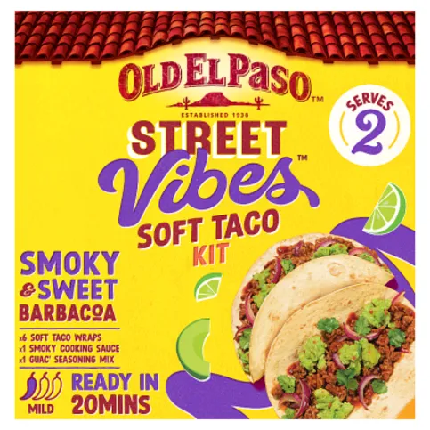 Old El Paso Street Vibes Soft Taco Kit 255g