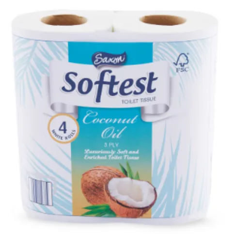 One Stop Coconut Toilet Roll 4 Pack
