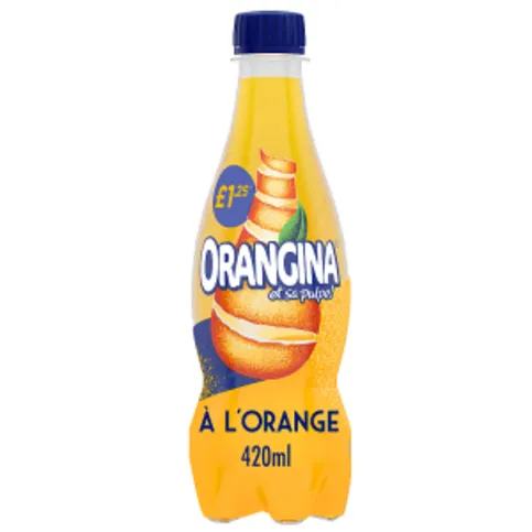 Orangina Sparkling Fruit Drink Orange 420ml