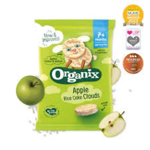 Organic apple rice cake clouds 10s