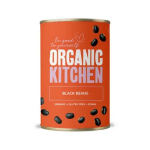 Organic Kitchen Black Beans 400g