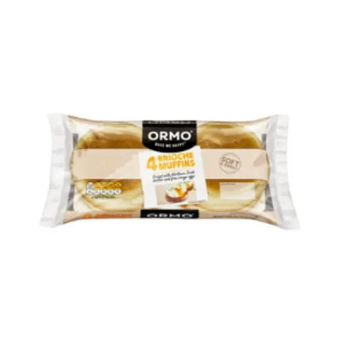 Ormo Brioche Muffins 4 Pack