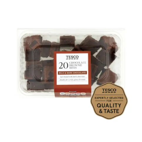 Tesco 20 Chocolate Brownie Bites (408111)