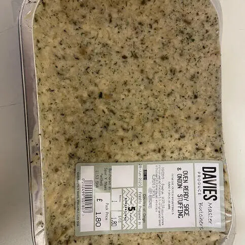 Oven Ready Sage & Onion Stuffing