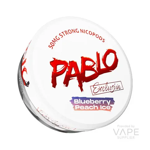 PABLO EXCLUSIVE BLUEBERRY PEACH ICE 50MG