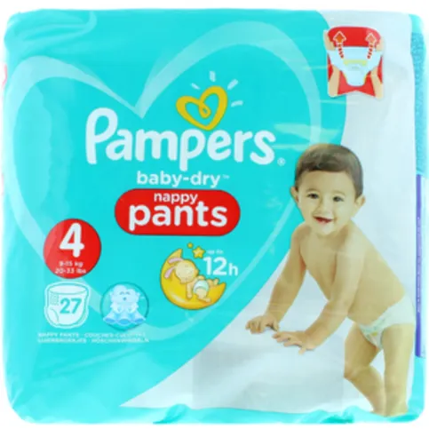 Pampers Baby-Dry Pants Size 4 27 Pack