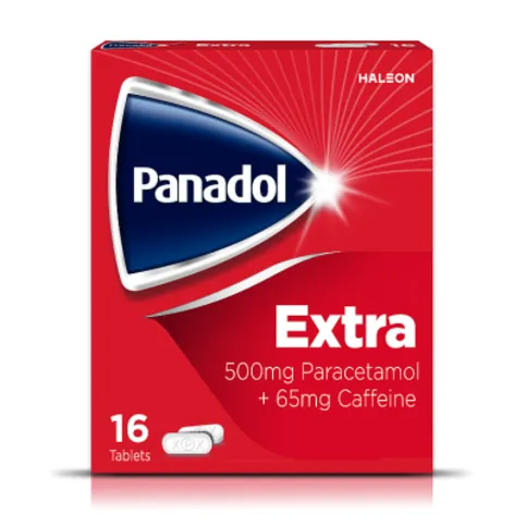 Panadol Extra Advance Painkillers, 500mg Paracetamol and 65mg Caffeine Tablets, 14's
