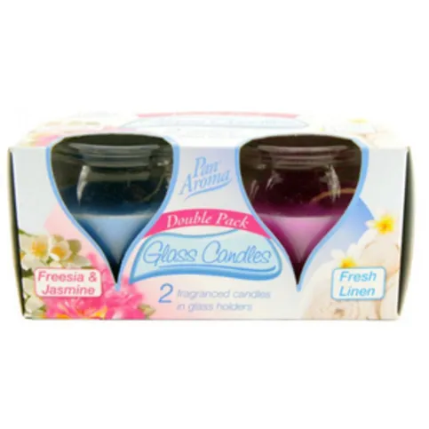 Pan Aroma 2 Pack Scented Candle Orchar