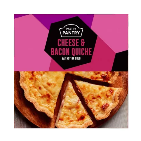 Pastry Pantry Cheese & Bacon Quiche 375g
