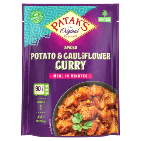 Patak's Spiced Potato & Cauliflower Curry 270g