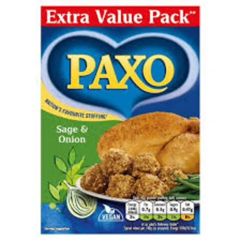 Paxo Sage & Onion Stuffing Mix 2 x 170g (340g)