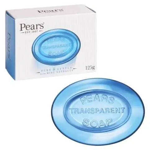 Pears Pure & Gentle Mint Blue Trasparent Soap 125g