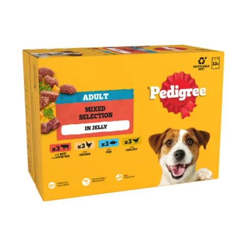 Pedigree Pouch Mixed Selection In J 12x100