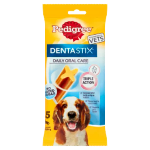 PEDIGREE DENTASTIX MEDIUM 5PK 128G