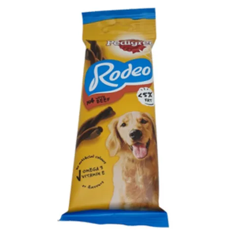 Pedigree Rodeo Adult Dog Treats Beef 4 Sticks 70g
