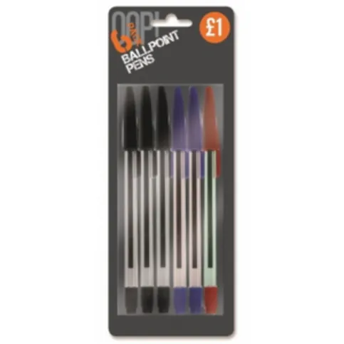 OOP! Ballpoiny Pens 6 Pack