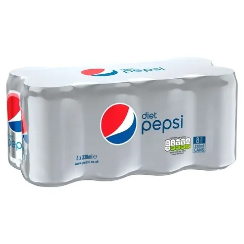 Pepsi Diet, 8 x 330ml cans