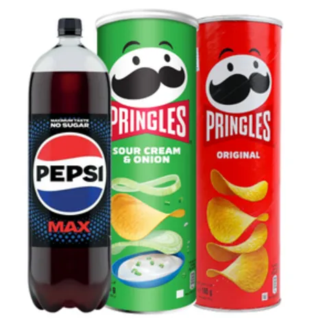Pepsi Max 2ltr & Pringles 165g