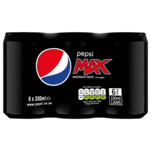 Pepsi MAX 6 x 330ml