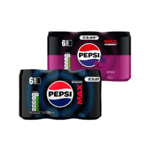 Pepsi Max/Max Cherry 6x330ml