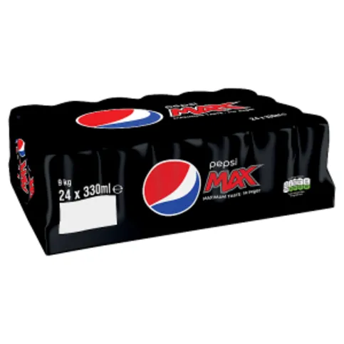 Pepsi Max No Sugar Cola Can 24 x 330ml