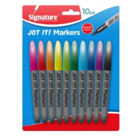 Permanent Markers 10 Pack