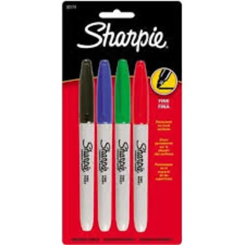 Permenant Markers 4 Pack