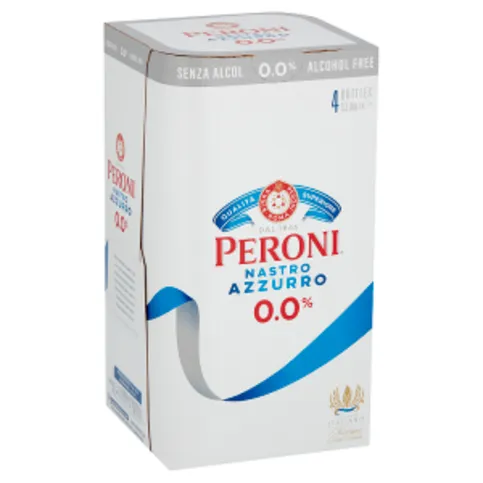 Peroni Nastro Azzurro 0.0% 4 x 330ml