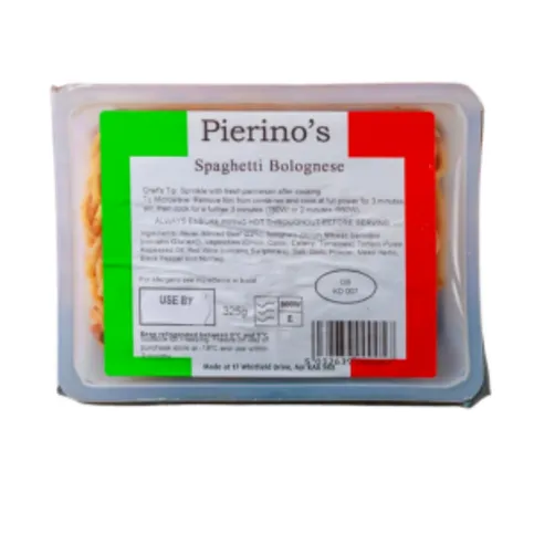 Pierinos Frozen Spaghetti Bolognese 325g