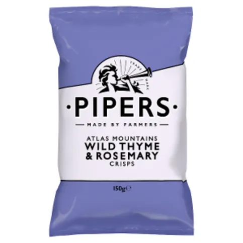 Pipers Atlas Mountains Wild Thyme & Rosemary Sharing Crisps 150g