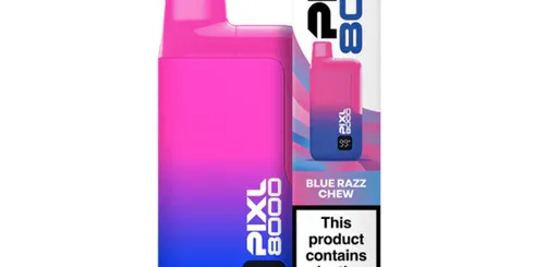 PIXL 8000 BLUE RAZZ CHEW