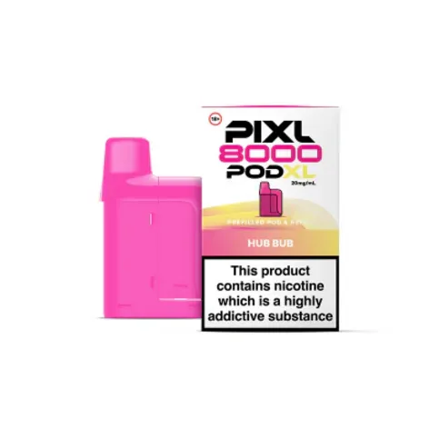 Pixl 8000 Prefilled Vape Kit - Hubba Bubba