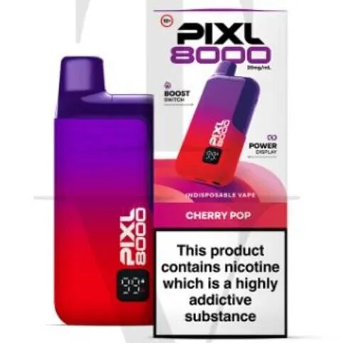 PIXL 8000 KIT CHERRY POP 20MG