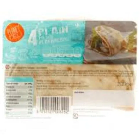 Planet Deli 4 Plain Folded Flatbreads