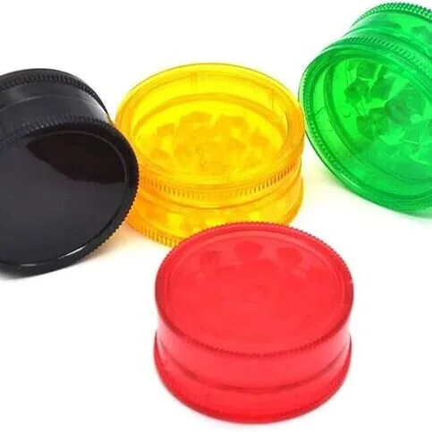 Plastic 2 Piece Herb Grinder