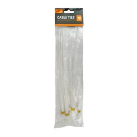 Plastic Cable Ties 70Pk
