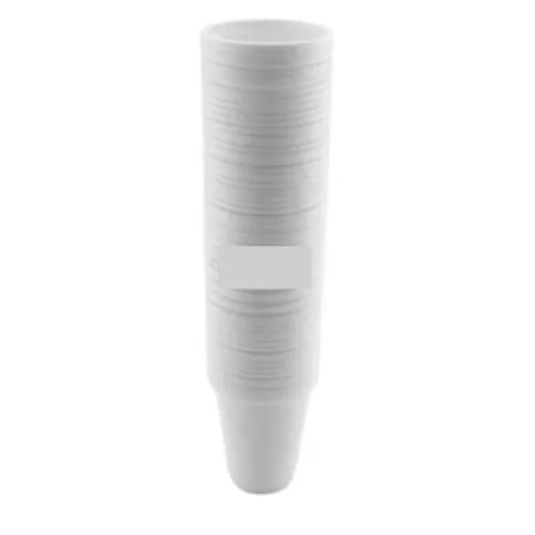 Plastic Cups White 200ml 60 Pack
