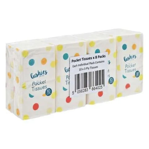 Pocket Tissues 8pk
