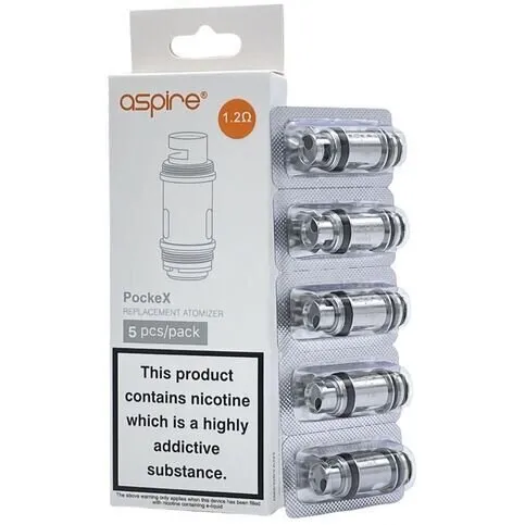 Pockex 1.2 Ohm Coils 5 Pack