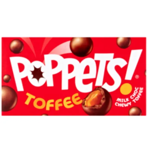 Poppets Chewy Toffee Sweets 40g