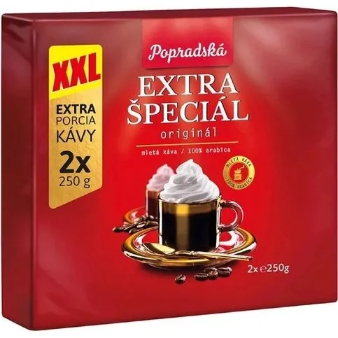 Popradska Kava Extra Special 2 x 250g Twin Pack