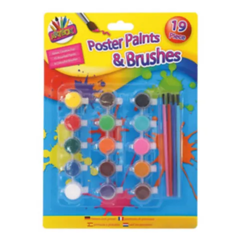 Poster Paints & Brushes