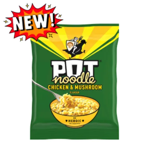 Pot Noodle Chicken & Mushroom Instant Noodles Block 112 g