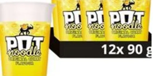 POT NOODLE ORIGINAL CURRY 12 x 90g full case