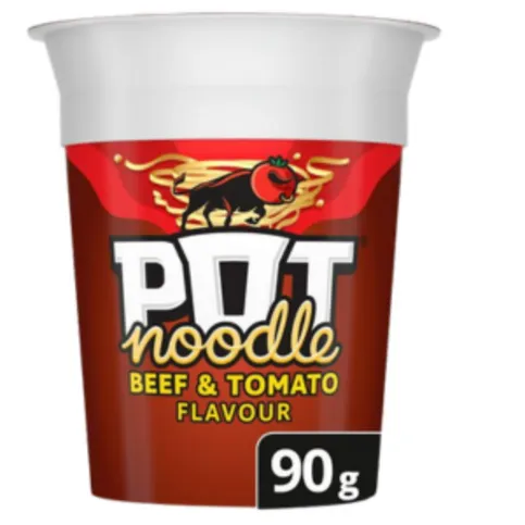 Pot Noodle  Standard Pot Beef & Tomato 90g