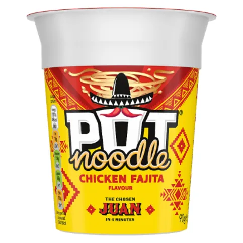 Pot Noodle Standard Snack Pot Chicken Fajita 90 g